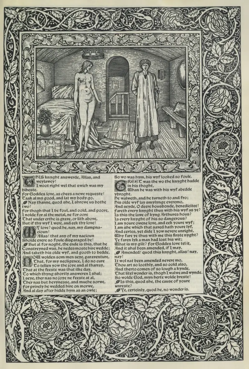 The works of Geoffrey Chaucer Pl.14 av Sir Edward Coley Burne-Jones