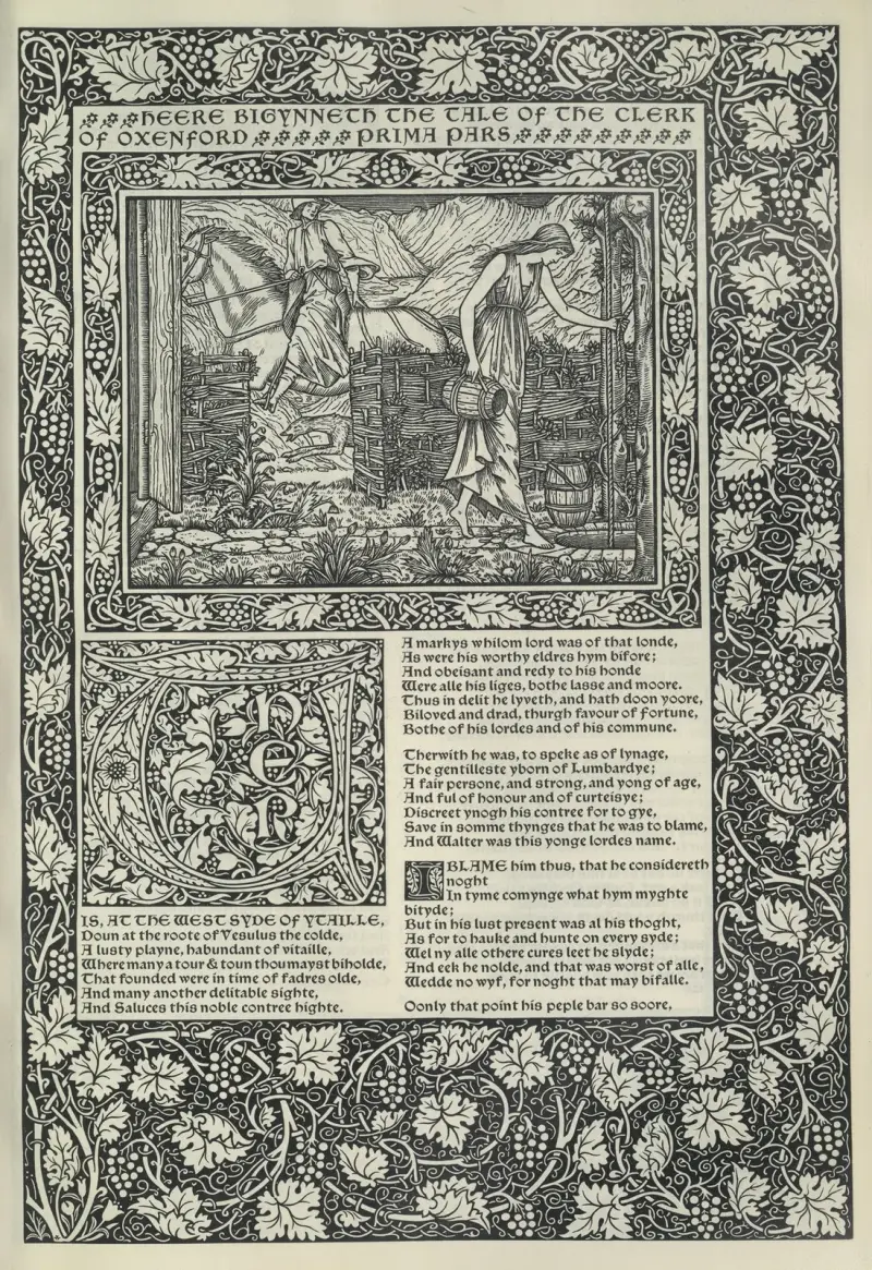 The works of Geoffrey Chaucer Pl.15 av Sir Edward Coley Burne-Jones