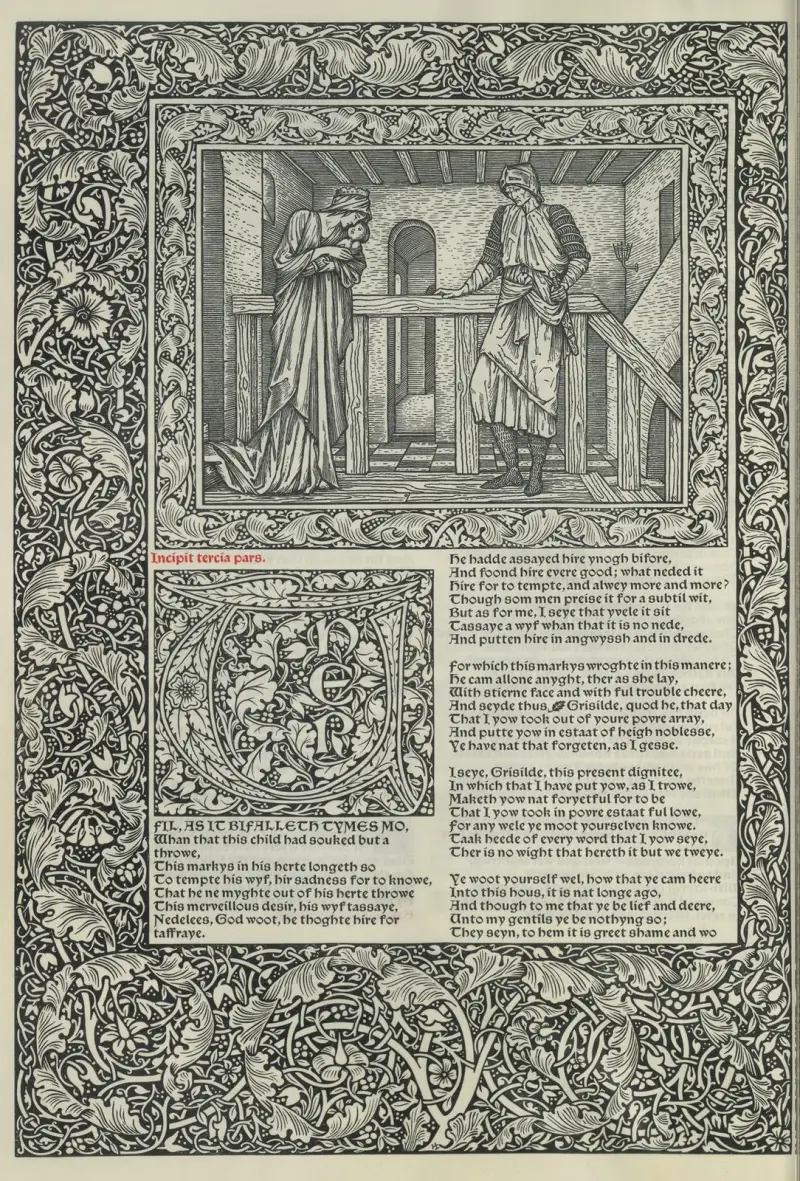 The works of Geoffrey Chaucer Pl.17 av Sir Edward Coley Burne-Jones