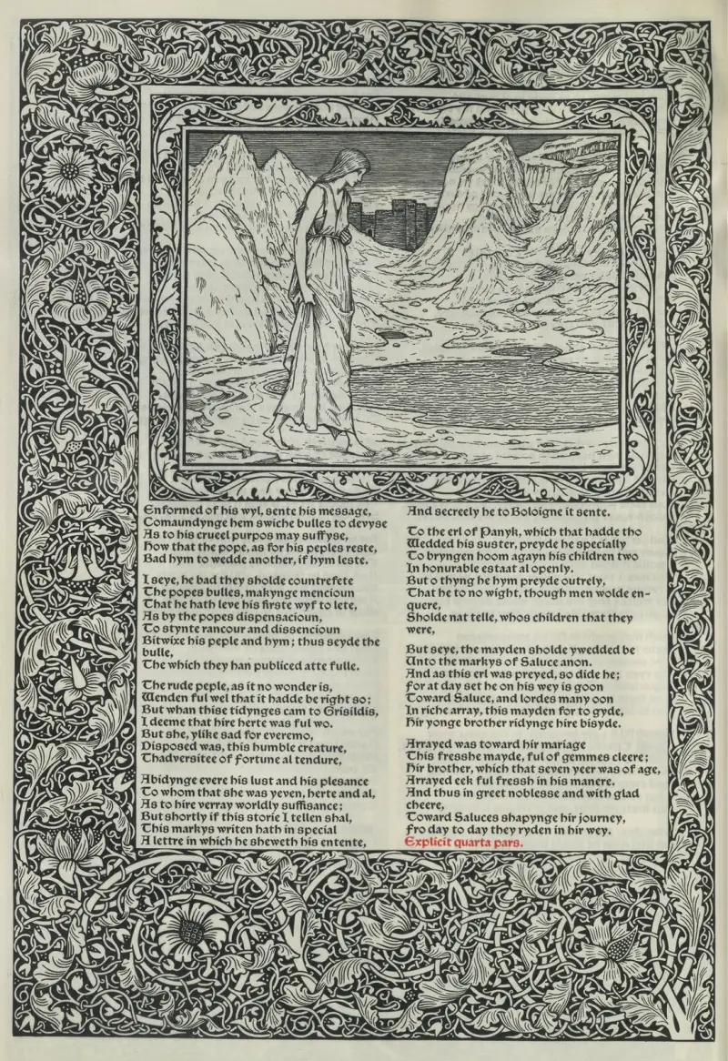 The works of Geoffrey Chaucer Pl.19 av Sir Edward Coley Burne-Jones