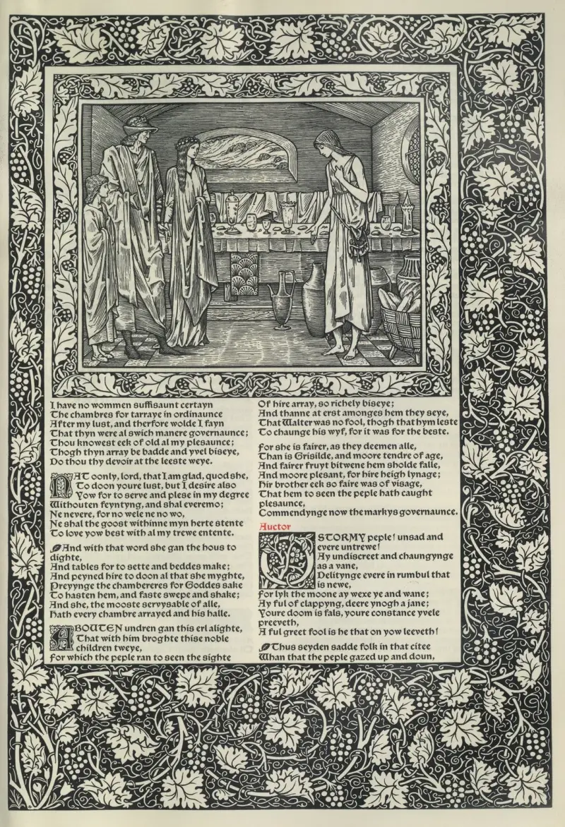 The works of Geoffrey Chaucer Pl.20 av Sir Edward Coley Burne-Jones