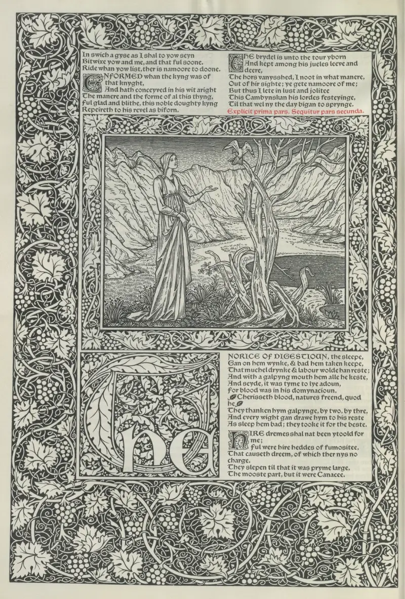 The works of Geoffrey Chaucer Pl.22 av Sir Edward Coley Burne-Jones