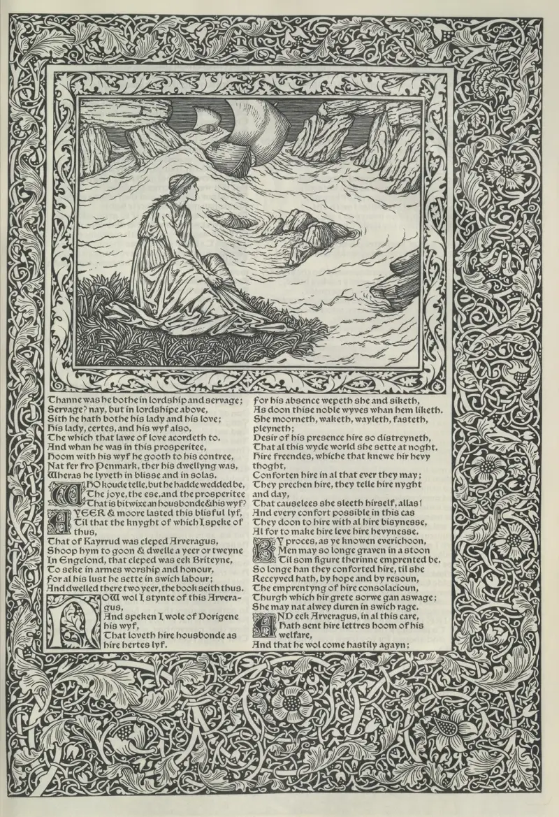 The works of Geoffrey Chaucer Pl.23 av Sir Edward Coley Burne-Jones