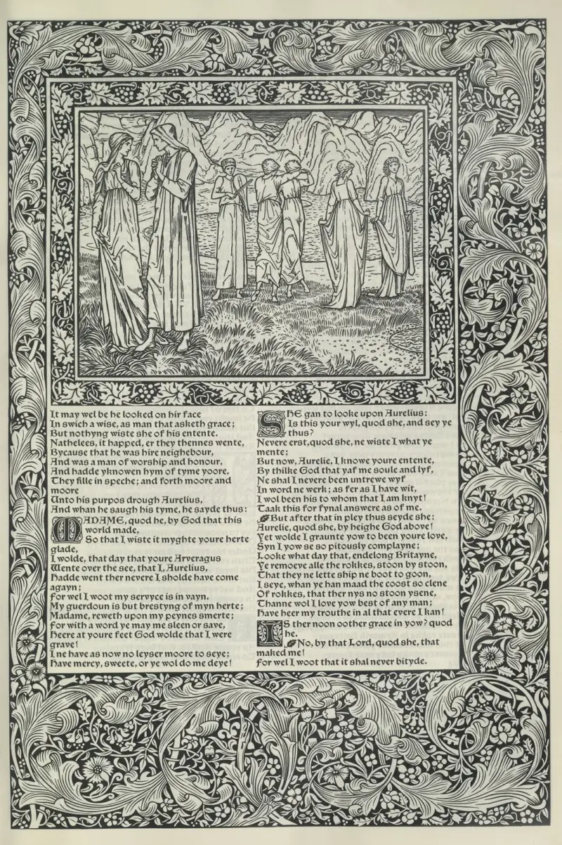 The works of Geoffrey Chaucer Pl.24 av Sir Edward Coley Burne-Jones