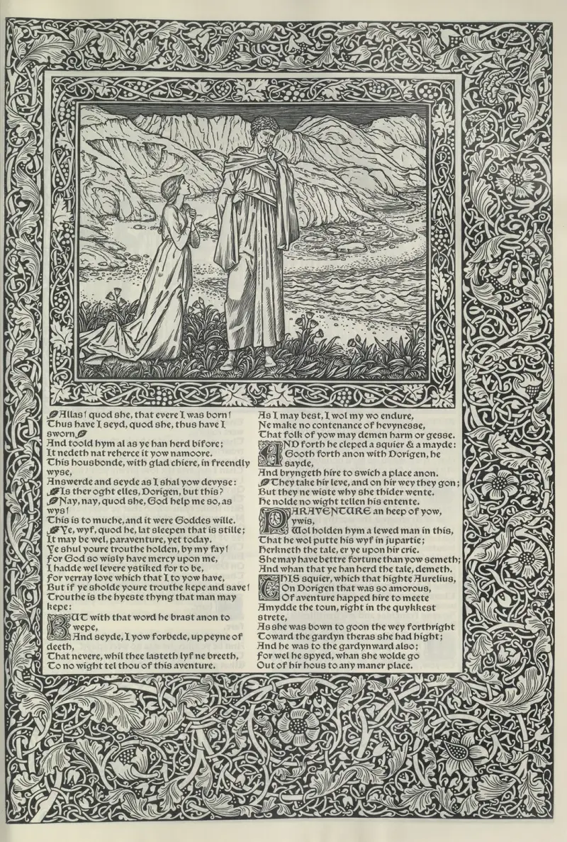 The works of Geoffrey Chaucer Pl.27 av Sir Edward Coley Burne-Jones