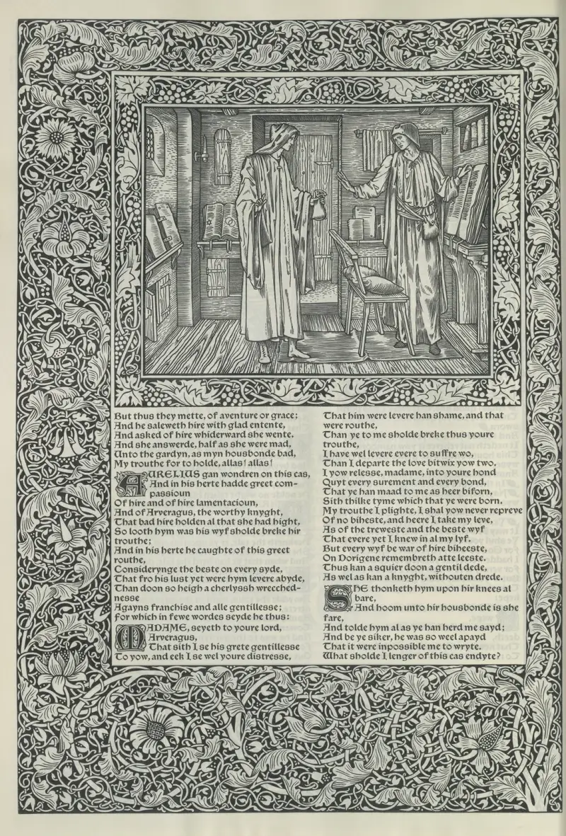 The works of Geoffrey Chaucer Pl.28 av Sir Edward Coley Burne-Jones