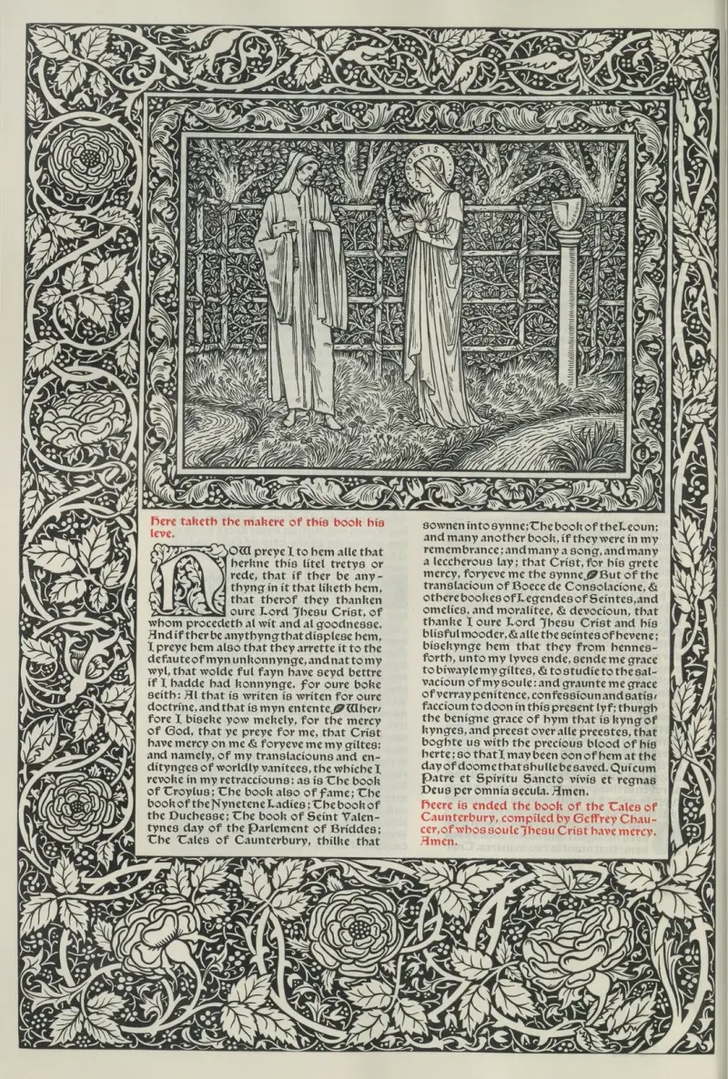 The works of Geoffrey Chaucer Pl.29 av Sir Edward Coley Burne-Jones