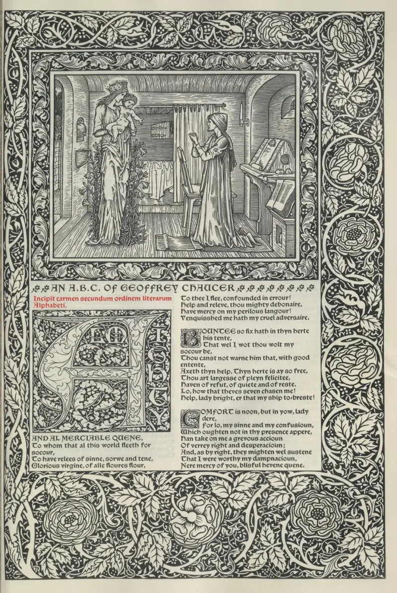 The works of Geoffrey Chaucer Pl.30 av Sir Edward Coley Burne-Jones