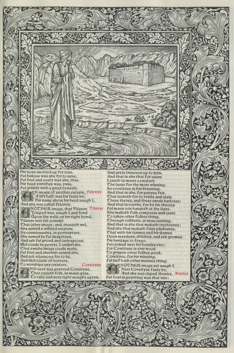The works of Geoffrey Chaucer Pl.33 av Sir Edward Coley Burne-Jones