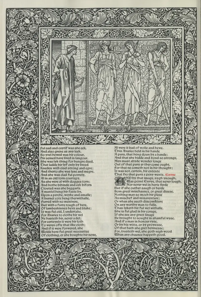 The works of Geoffrey Chaucer Pl.34 av Sir Edward Coley Burne-Jones
