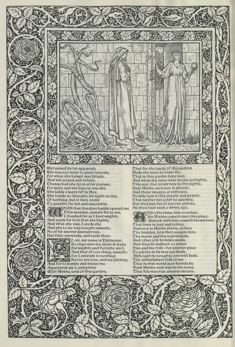 The works of Geoffrey Chaucer Pl.36 av Sir Edward Coley Burne-Jones