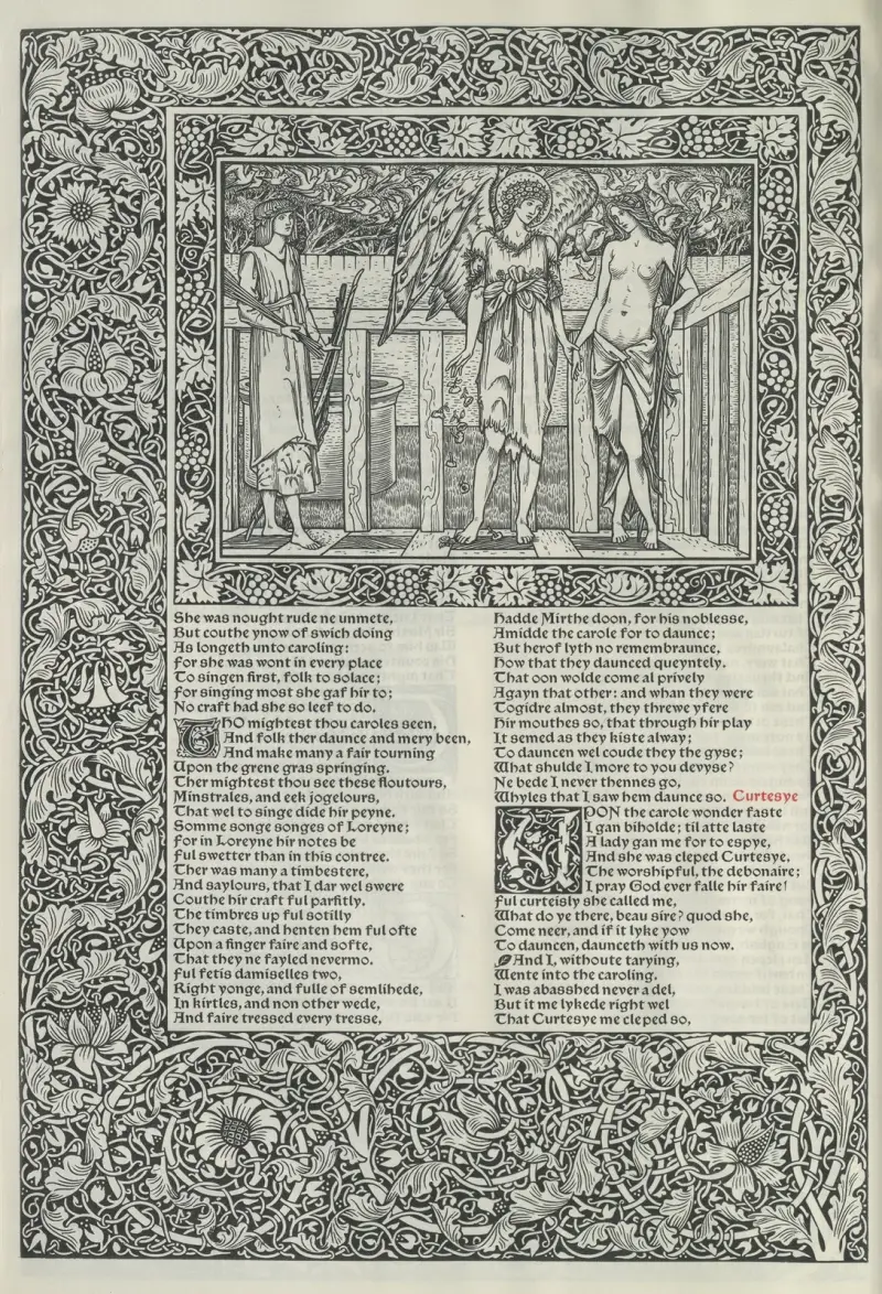 The works of Geoffrey Chaucer Pl.37 av Sir Edward Coley Burne-Jones