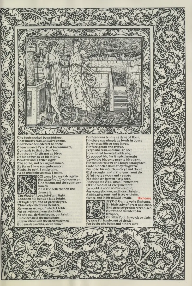 The works of Geoffrey Chaucer Pl.39 av Sir Edward Coley Burne-Jones