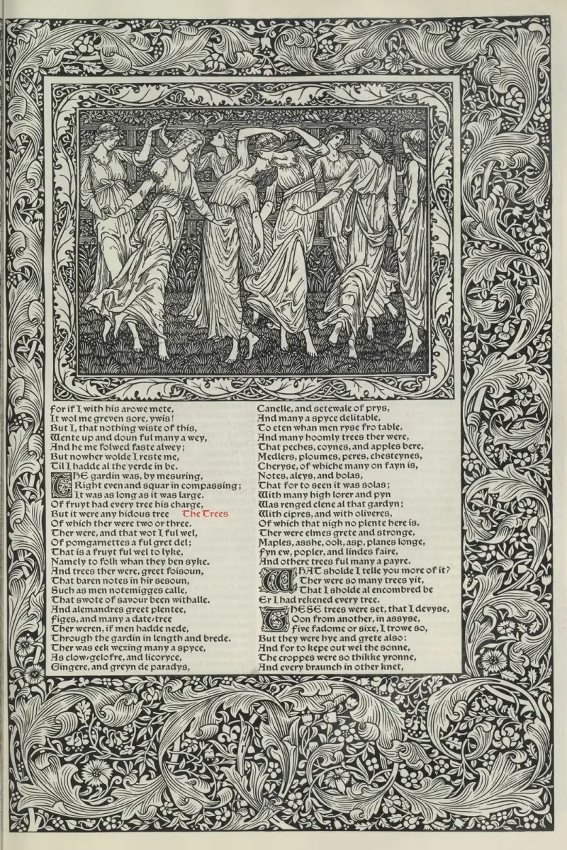 The works of Geoffrey Chaucer Pl.41 av Sir Edward Coley Burne-Jones