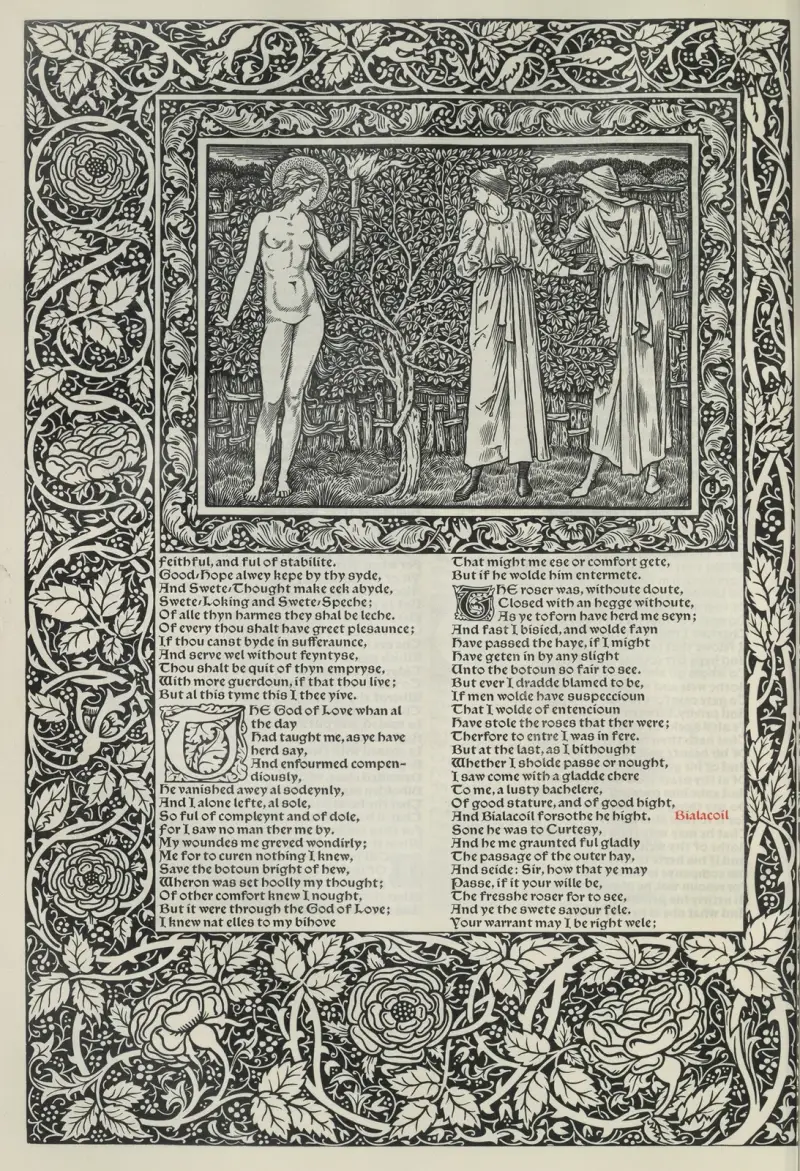 The works of Geoffrey Chaucer Pl.45 av Sir Edward Coley Burne-Jones
