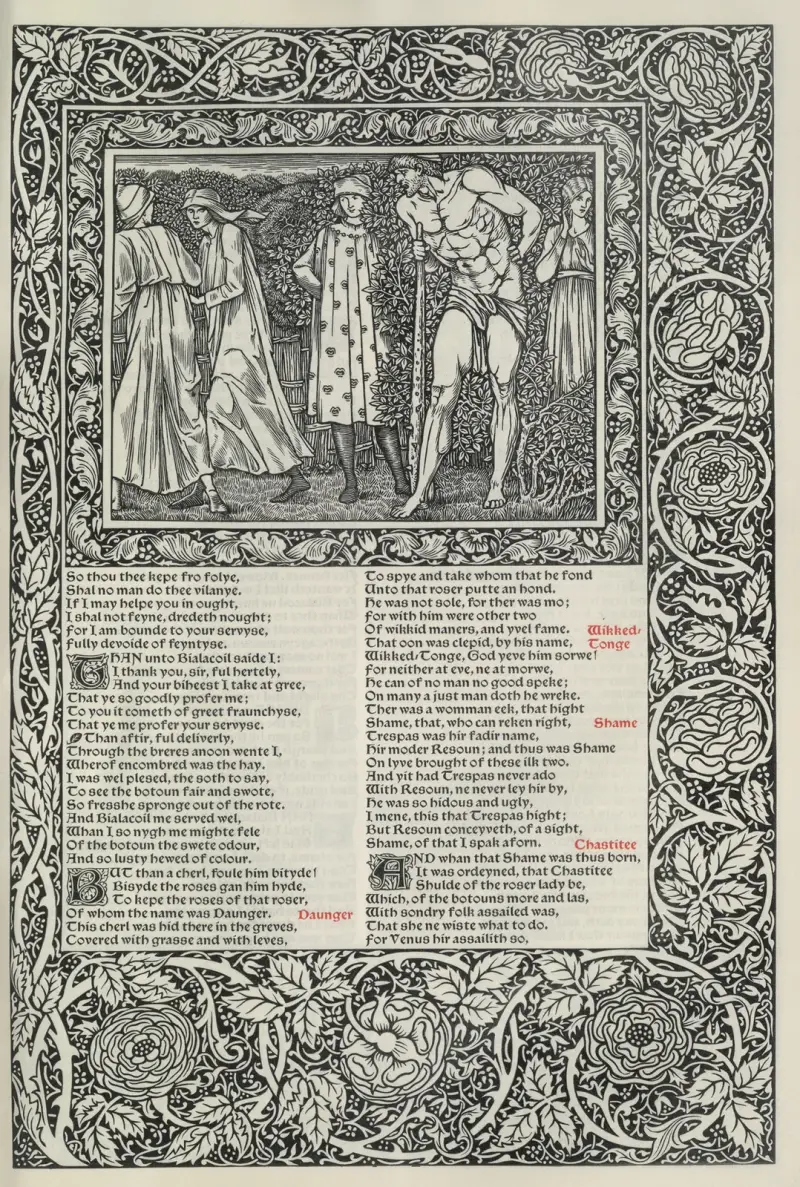 The works of Geoffrey Chaucer Pl.46 av Sir Edward Coley Burne-Jones