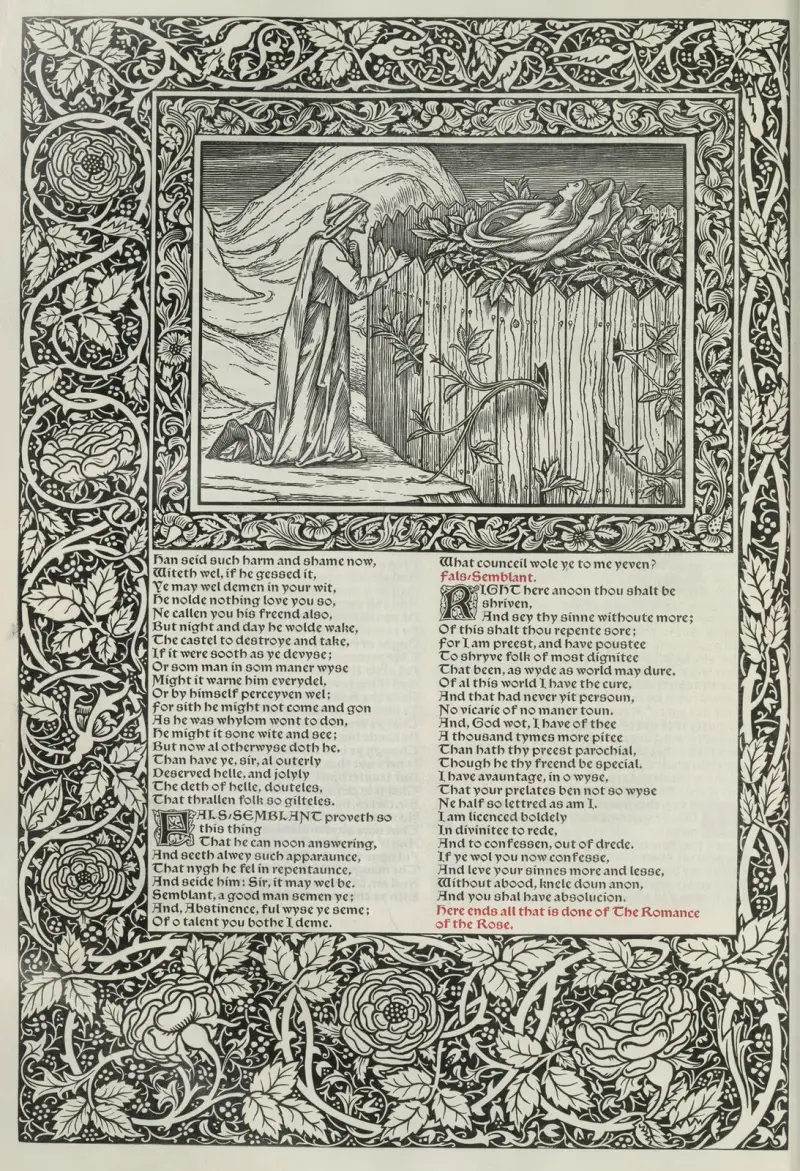 The works of Geoffrey Chaucer Pl.48 av Sir Edward Coley Burne-Jones
