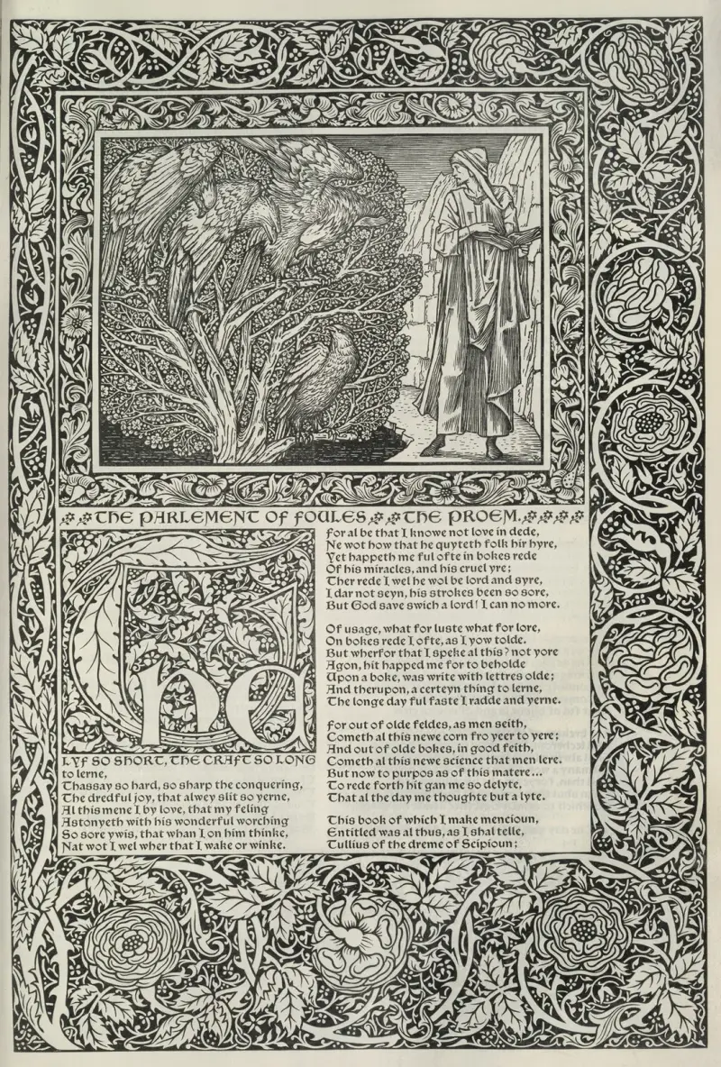 The works of Geoffrey Chaucer Pl.49 av Sir Edward Coley Burne-Jones
