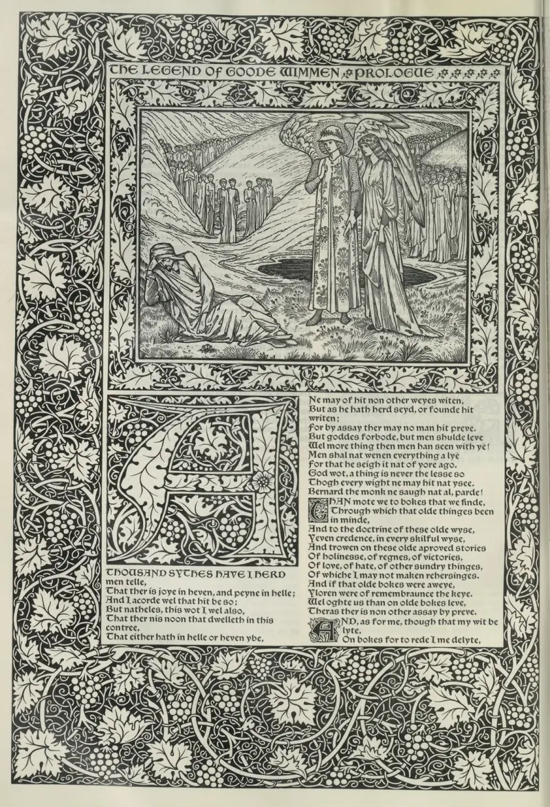 The works of Geoffrey Chaucer Pl.59 av Sir Edward Coley Burne-Jones