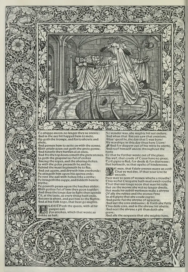 The works of Geoffrey Chaucer Pl.60 av Sir Edward Coley Burne-Jones