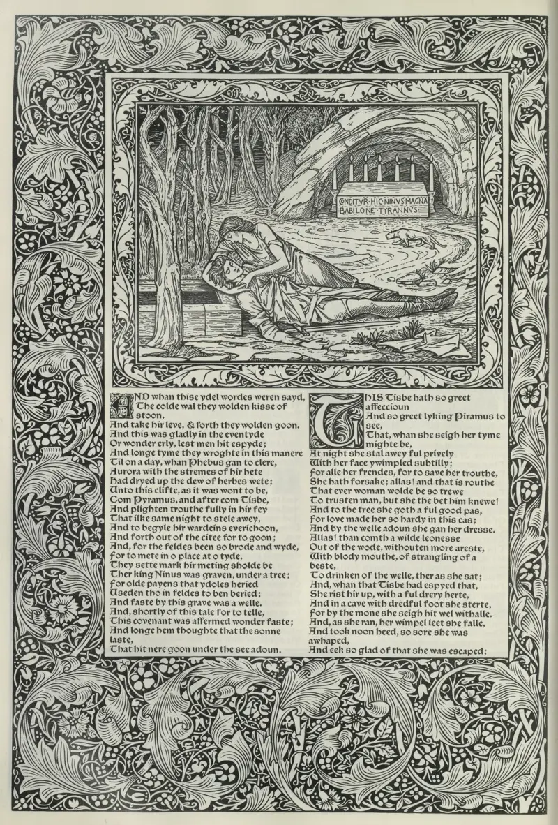 The works of Geoffrey Chaucer Pl.61 av Sir Edward Coley Burne-Jones