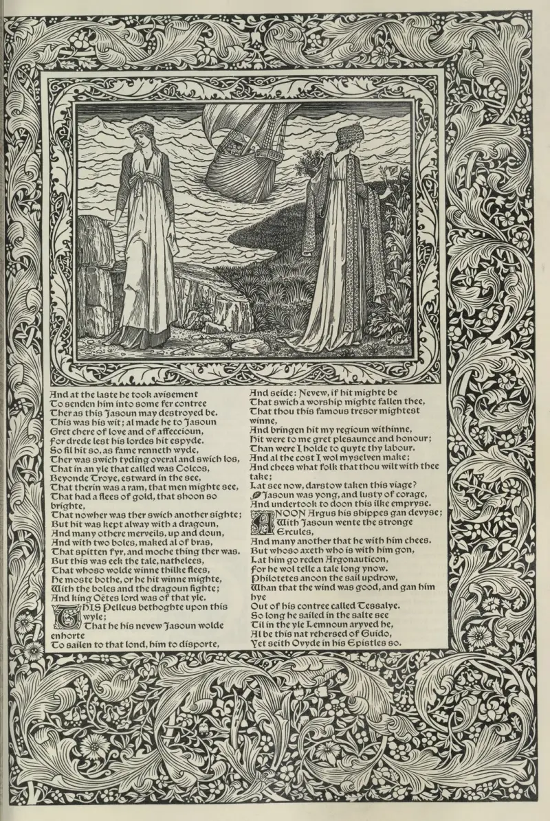 The works of Geoffrey Chaucer Pl.63 av Sir Edward Coley Burne-Jones