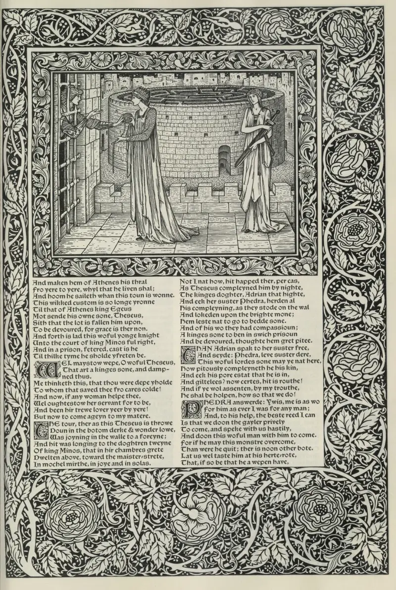 The works of Geoffrey Chaucer Pl.65 av Sir Edward Coley Burne-Jones