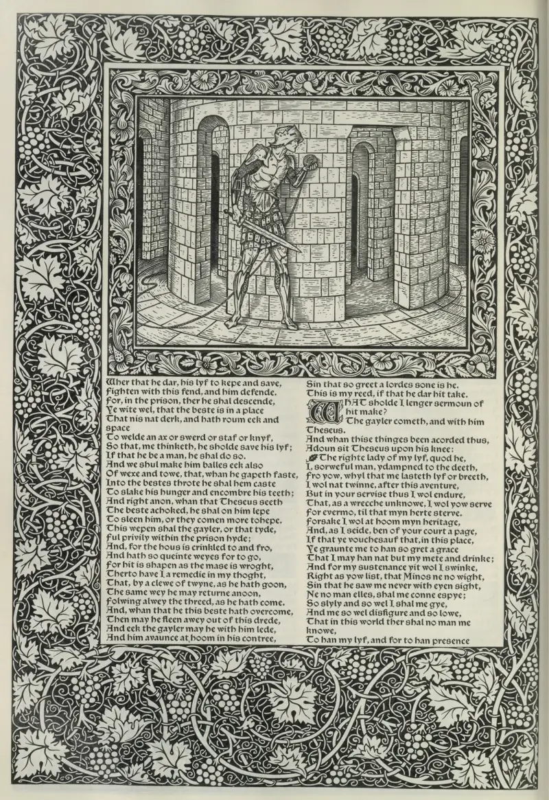 The works of Geoffrey Chaucer Pl.66 av Sir Edward Coley Burne-Jones
