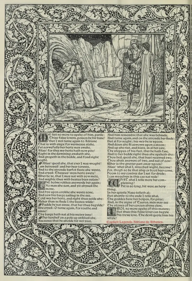 The works of Geoffrey Chaucer Pl.67 av Sir Edward Coley Burne-Jones