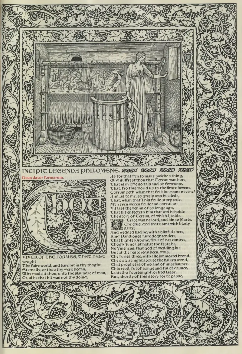 The works of Geoffrey Chaucer Pl.68 av Sir Edward Coley Burne-Jones