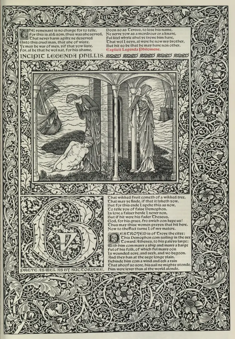 The works of Geoffrey Chaucer Pl.69 av Sir Edward Coley Burne-Jones