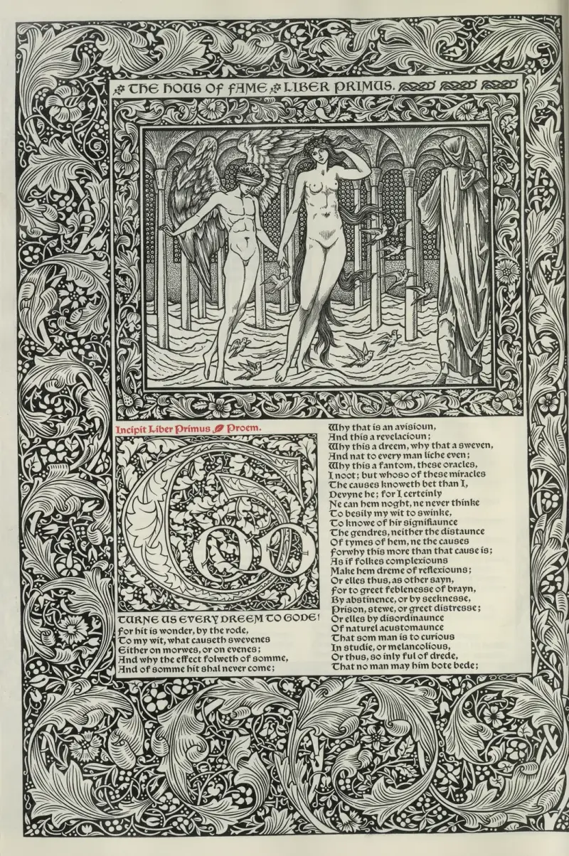 The works of Geoffrey Chaucer Pl.71 av Sir Edward Coley Burne-Jones