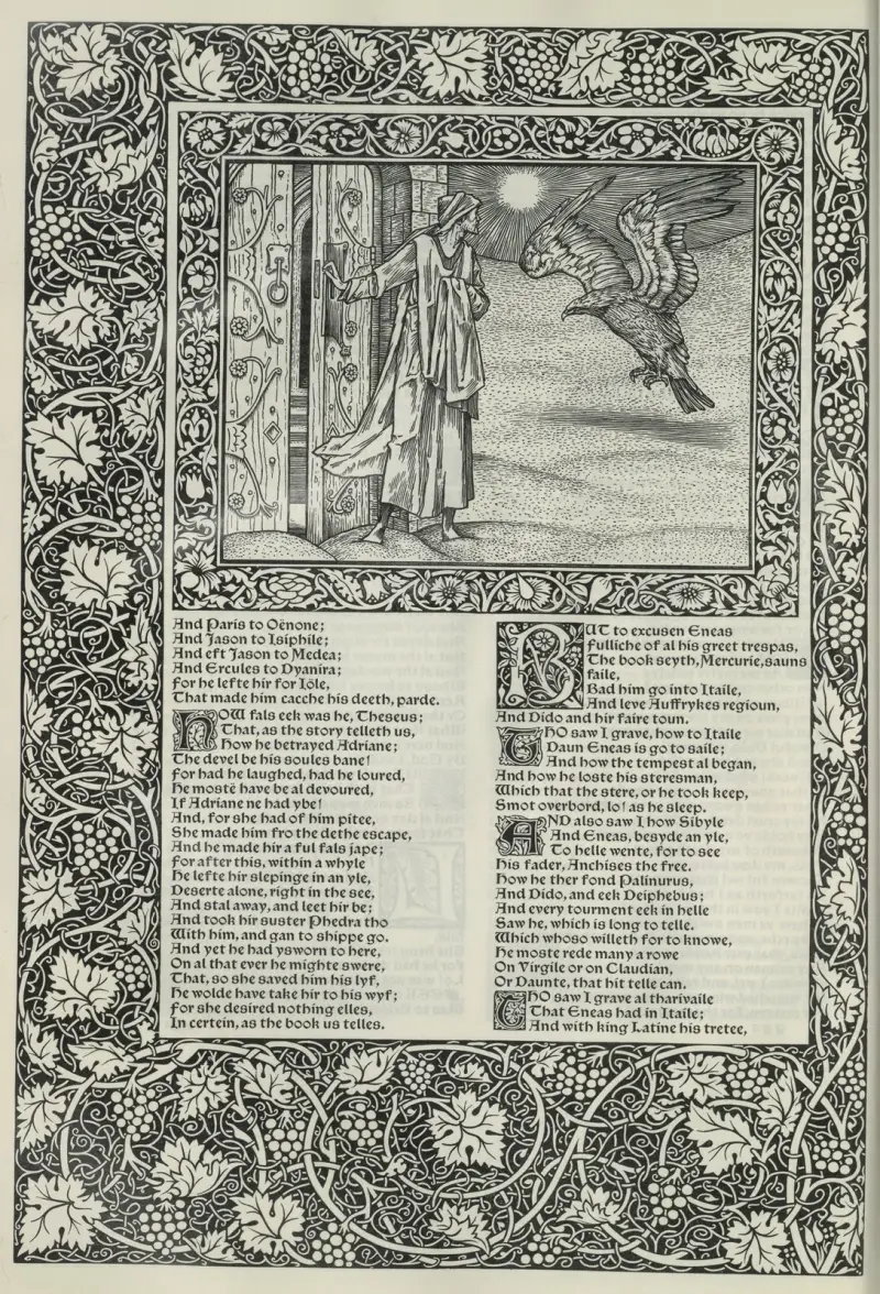 The works of Geoffrey Chaucer Pl.72 av Sir Edward Coley Burne-Jones