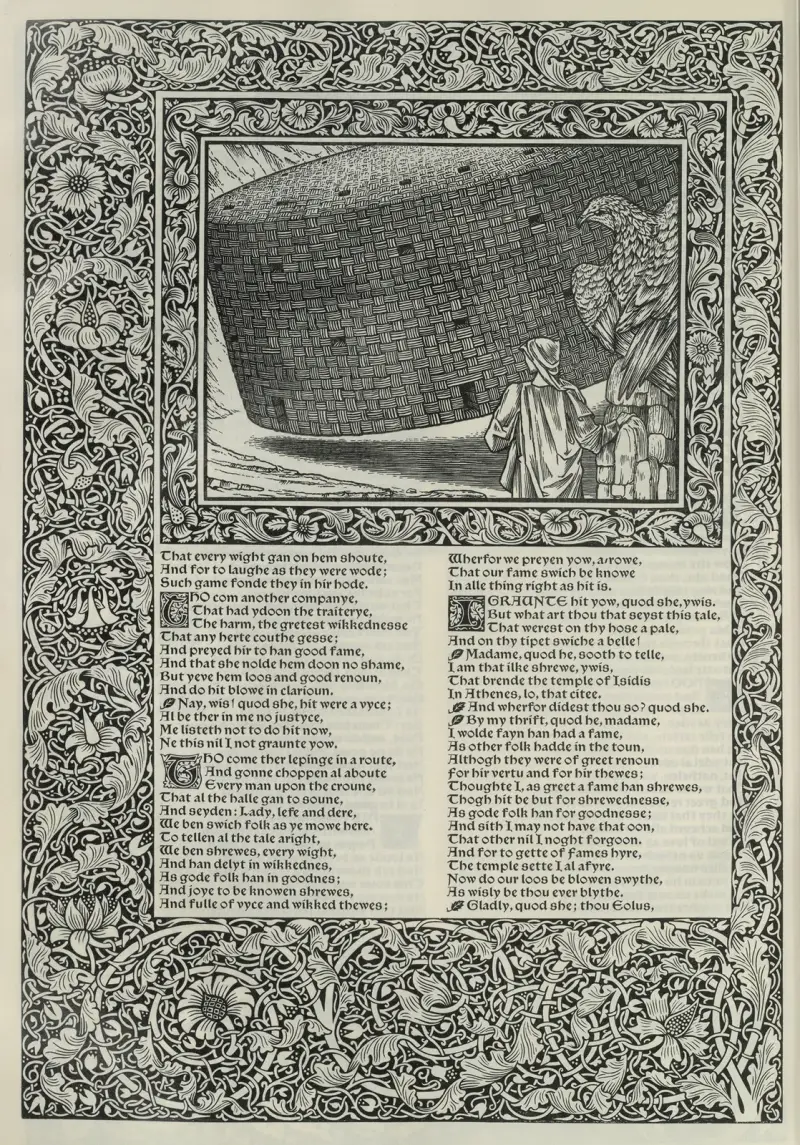The works of Geoffrey Chaucer Pl.76 av Sir Edward Coley Burne-Jones