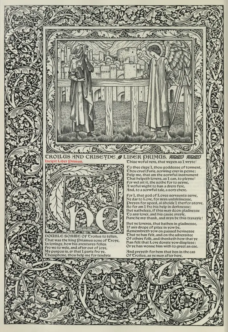 The works of Geoffrey Chaucer Pl.78 av Sir Edward Coley Burne-Jones