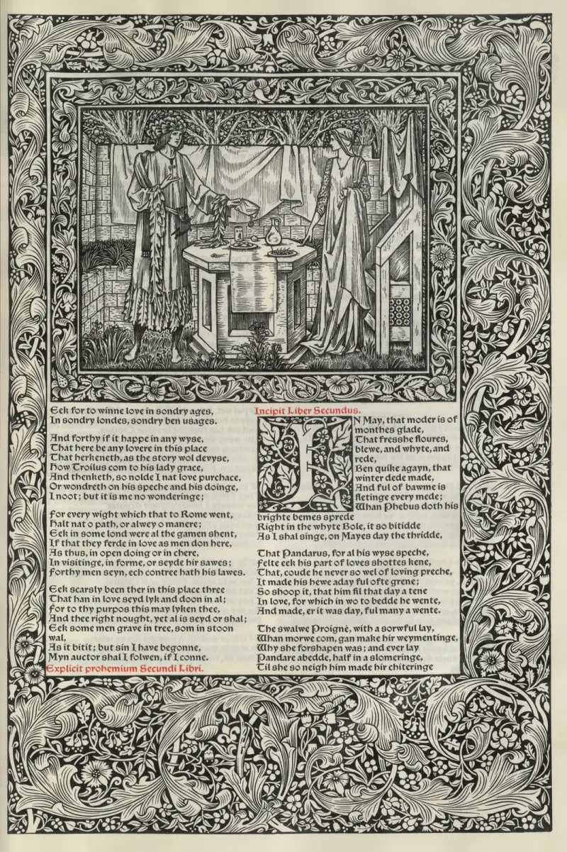 The works of Geoffrey Chaucer Pl.81 av Sir Edward Coley Burne-Jones