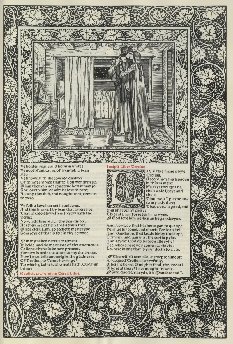 The works of Geoffrey Chaucer Pl.83 av Sir Edward Coley Burne-Jones