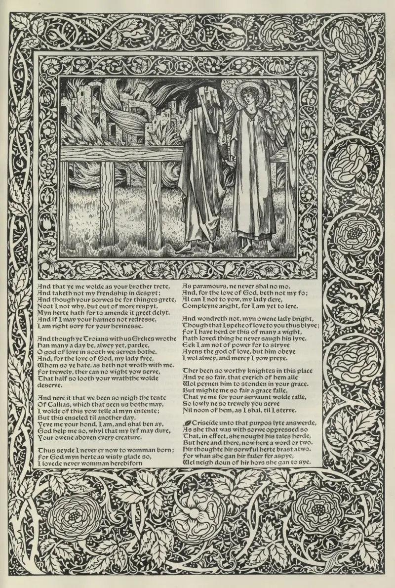The works of Geoffrey Chaucer Pl.87 av Sir Edward Coley Burne-Jones