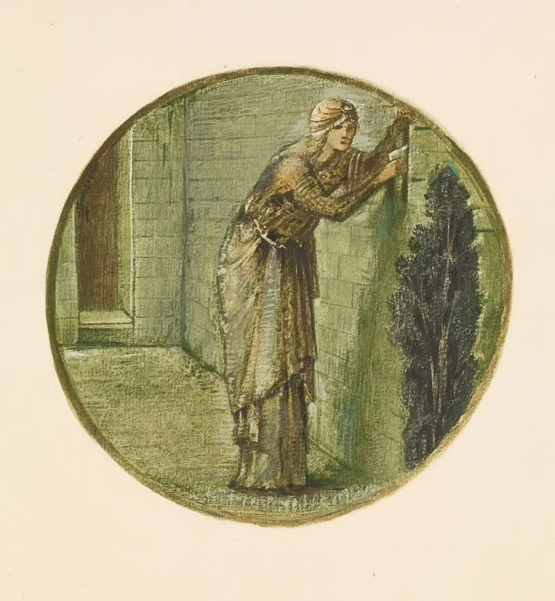 Wandbegegnung von Sir Edward Coley Burne-Jones