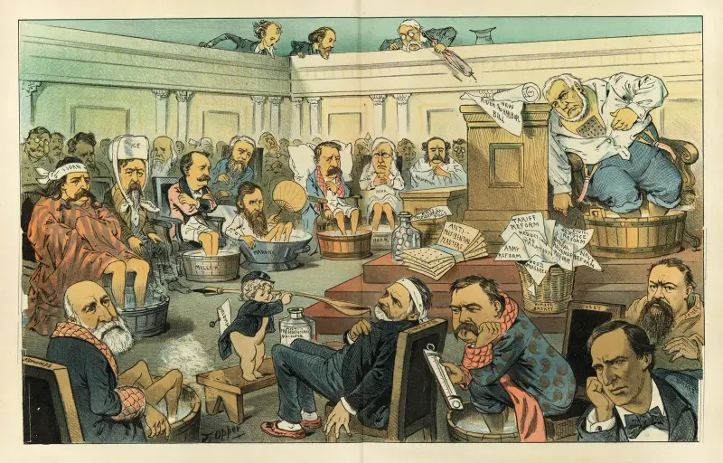 A dreadful attack of ‘presidential fever’ in the U.S. Senate av Frederick Burr Opper