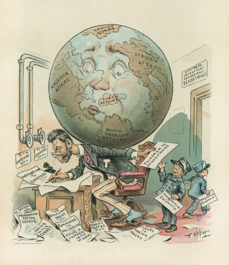 Atlas Joe; or, the fearful responsibilities of a self-appointed manager of the universe von Frederick Burr Opper