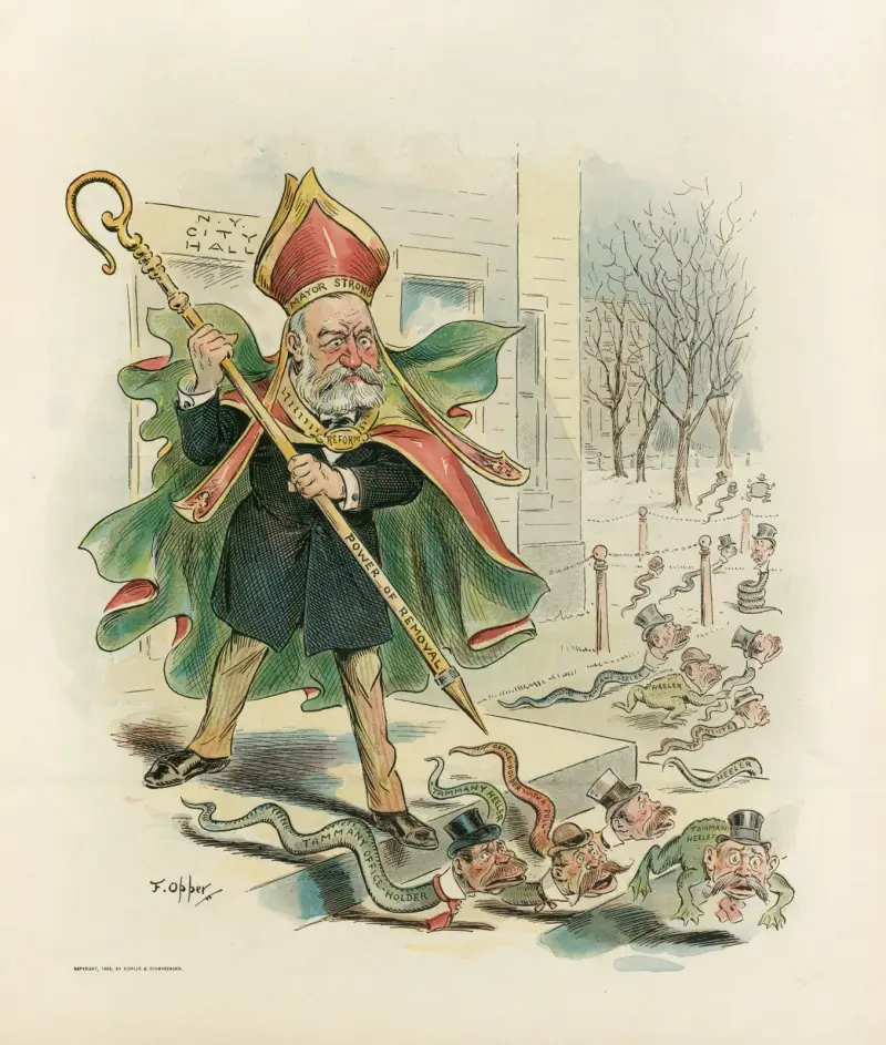 New Yorks St. Patrick av Frederick Burr Opper