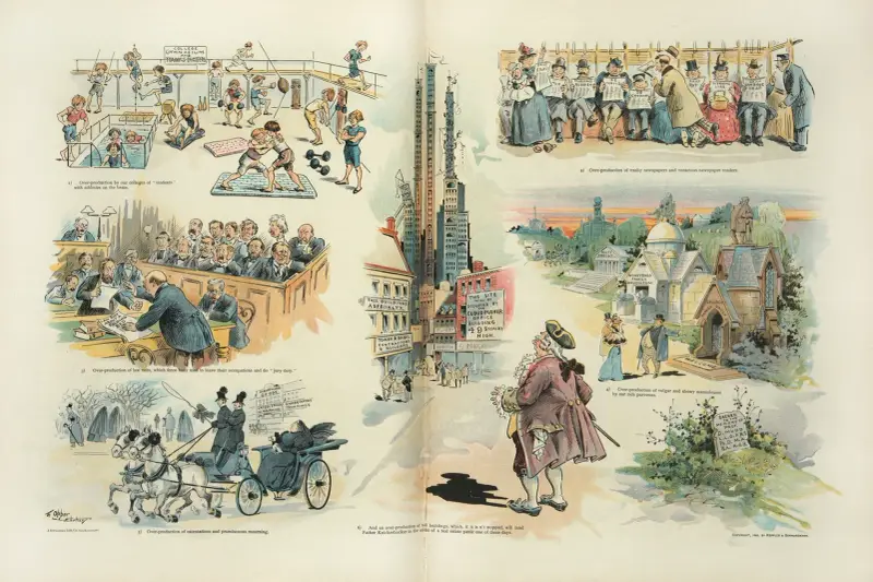 Nadproduktion, Frederick Burr Opper