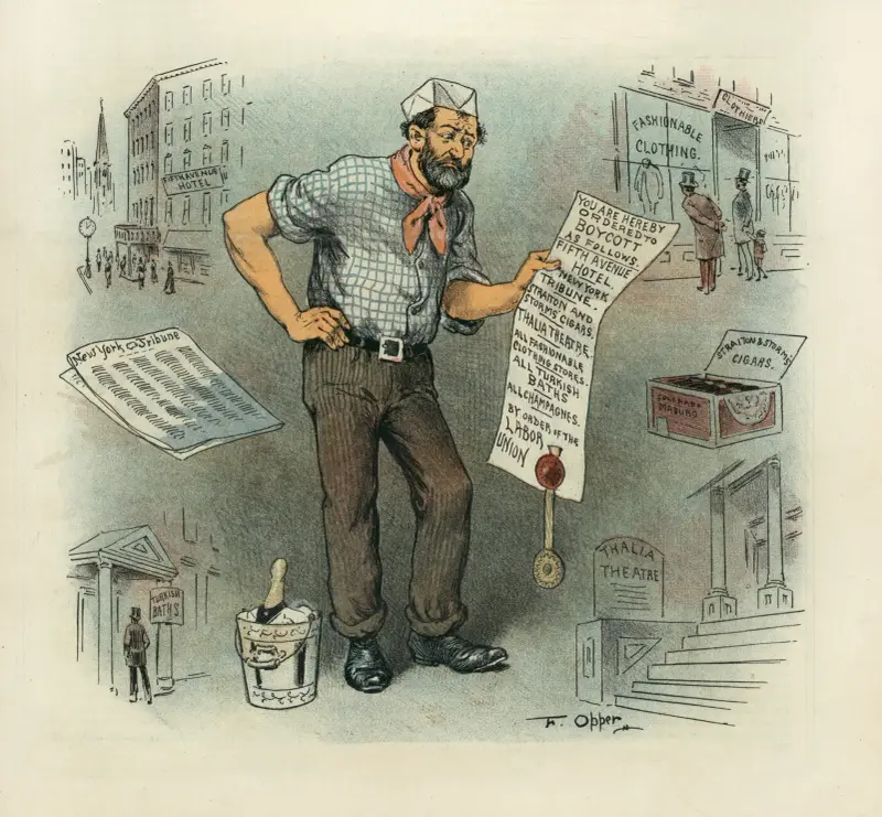 The absurdities of the boycott av Frederick Burr Opper