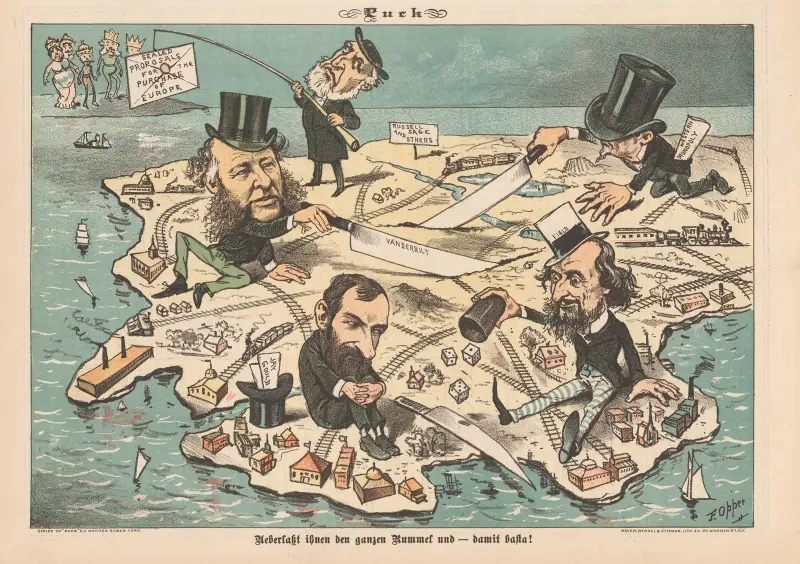 Uberlaßt ihnen den ganzen Rummel – und damit basta! [Let Them Have It All, And Be Done With It!] av Frederick Burr Opper