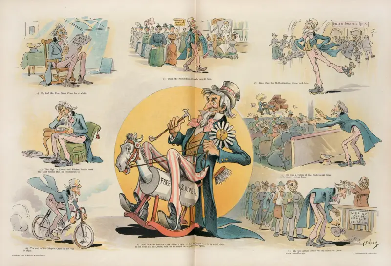 Uncle Sam’s ‘crazes’ past and present av Frederick Burr Opper