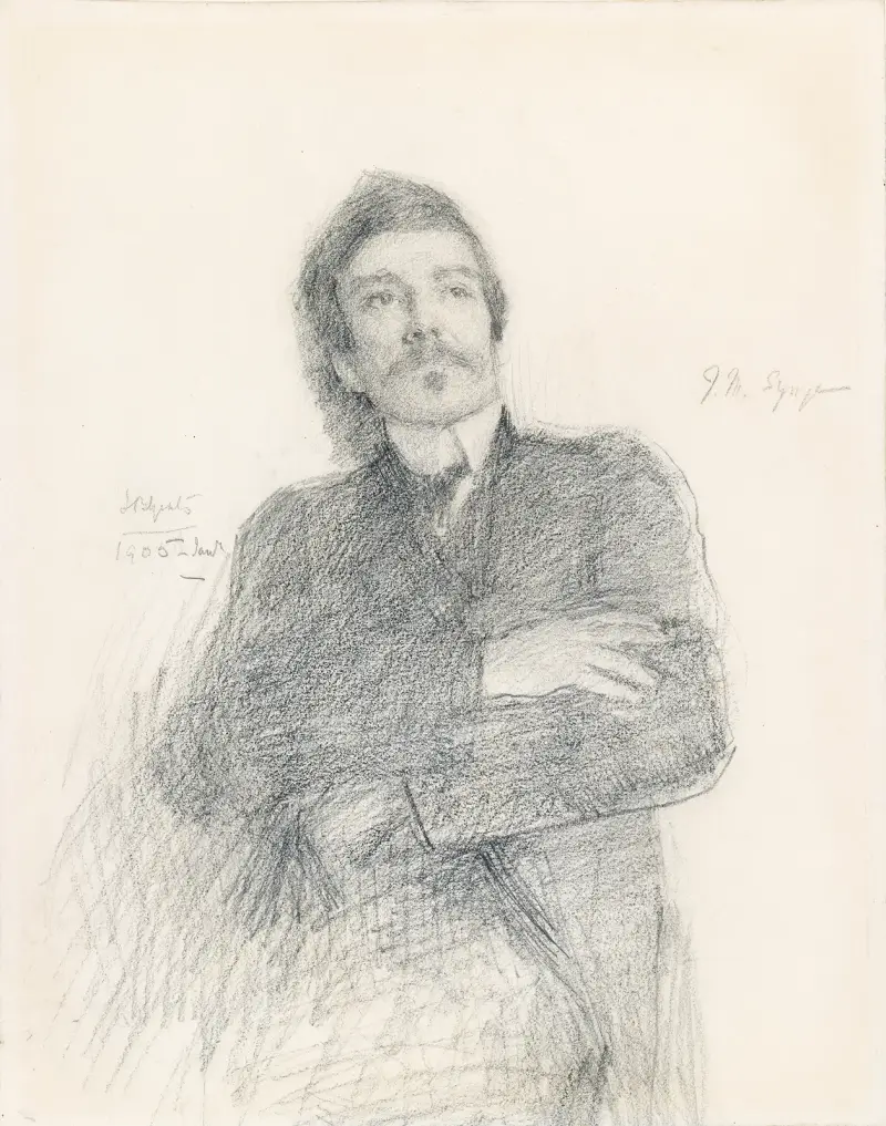 John Millington Synge (1871-1909), Playwright av John Butler Yeats