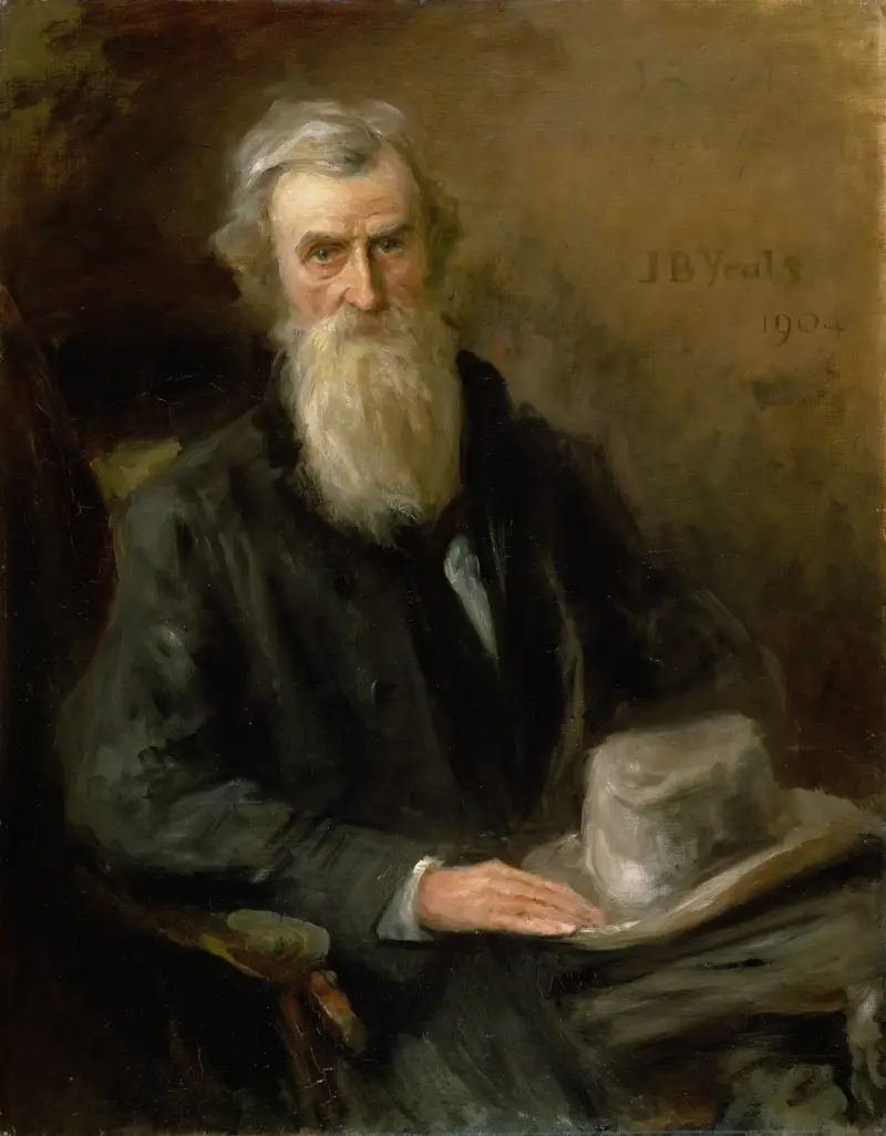 Portrait of John O’Leary (1830-1907), Nationalist and Journalist av John Butler Yeats