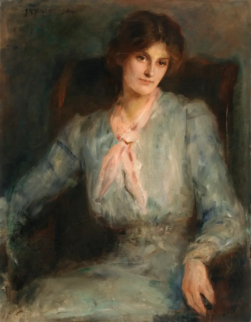 Portrait of Maire Nic Shiubhlaigh (1883-1958), Actress av John Butler Yeats