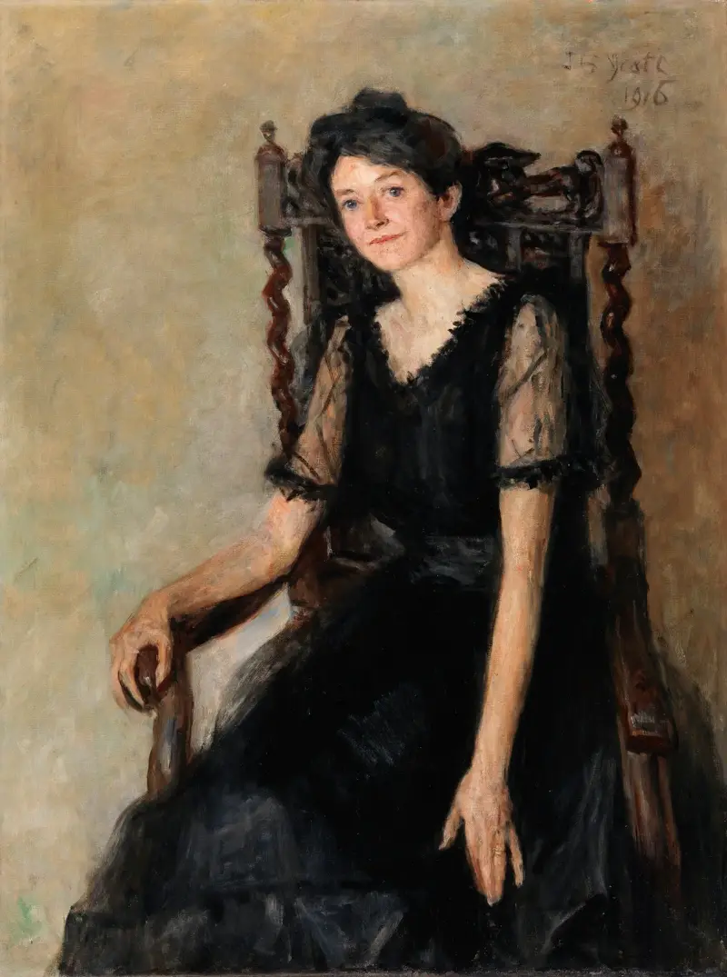 Porträt von Mrs Caughey von John Butler Yeats